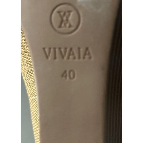 Vivaia Tamia Wedge Pro Tan Heel Almond Toe Diamond Padded Comfort EU 40 / US 9 - Picture 13 of 13